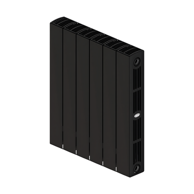 Радиатор биметаллический Rifar SUPReMO 500 (Антрацит) 6 секций боковое подключение