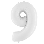 Шар Цифра Белая