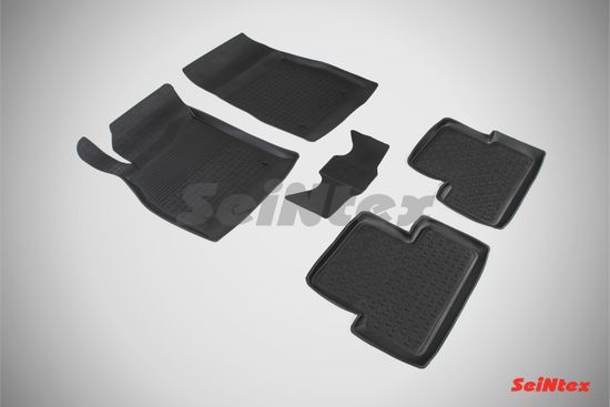 Резиновые коврики в салон Opel Astra J (2009-2017) "Высокий борт"