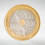 France, 20 Francs 1994 - 100th Anniversary of the International Olympic Committee, VF