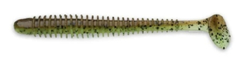 Приманка силиконовая Keitech Swing Impact 2" #401 Green Pumpkin / Chartreuse