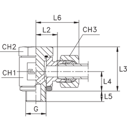 Соединение JE DL22 BSP 3/4" (в сборе)