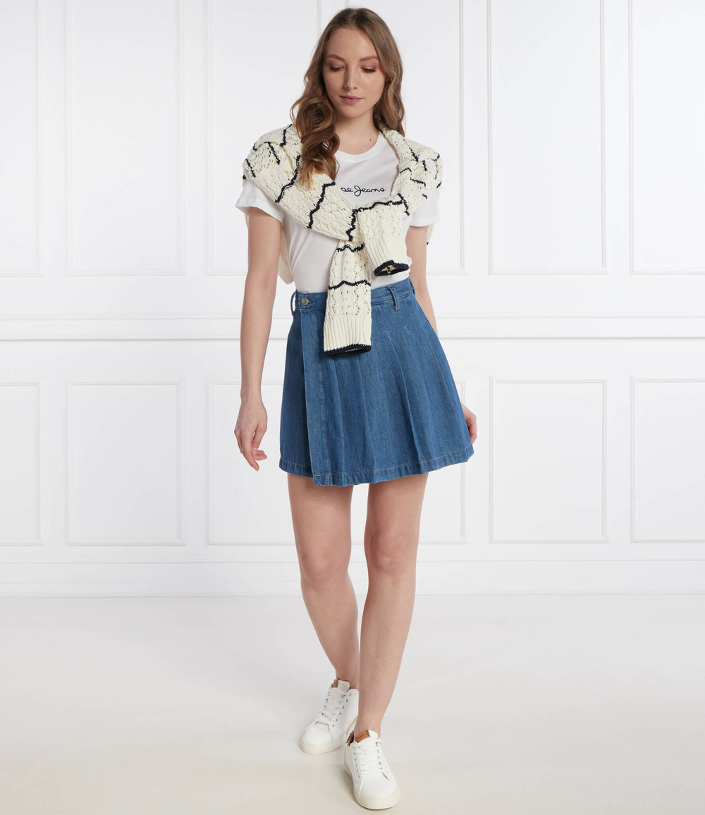 Джинсовая юбка Pepe Jeans London - голубой(PL901114)