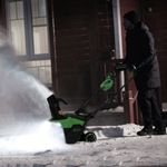 Снегоуборщик аккумуляторный бесщеточный Greenworks GD40STX2, 40V, 51 см, с 1хАКБ 4 Ач и ЗУ (2603407UB)