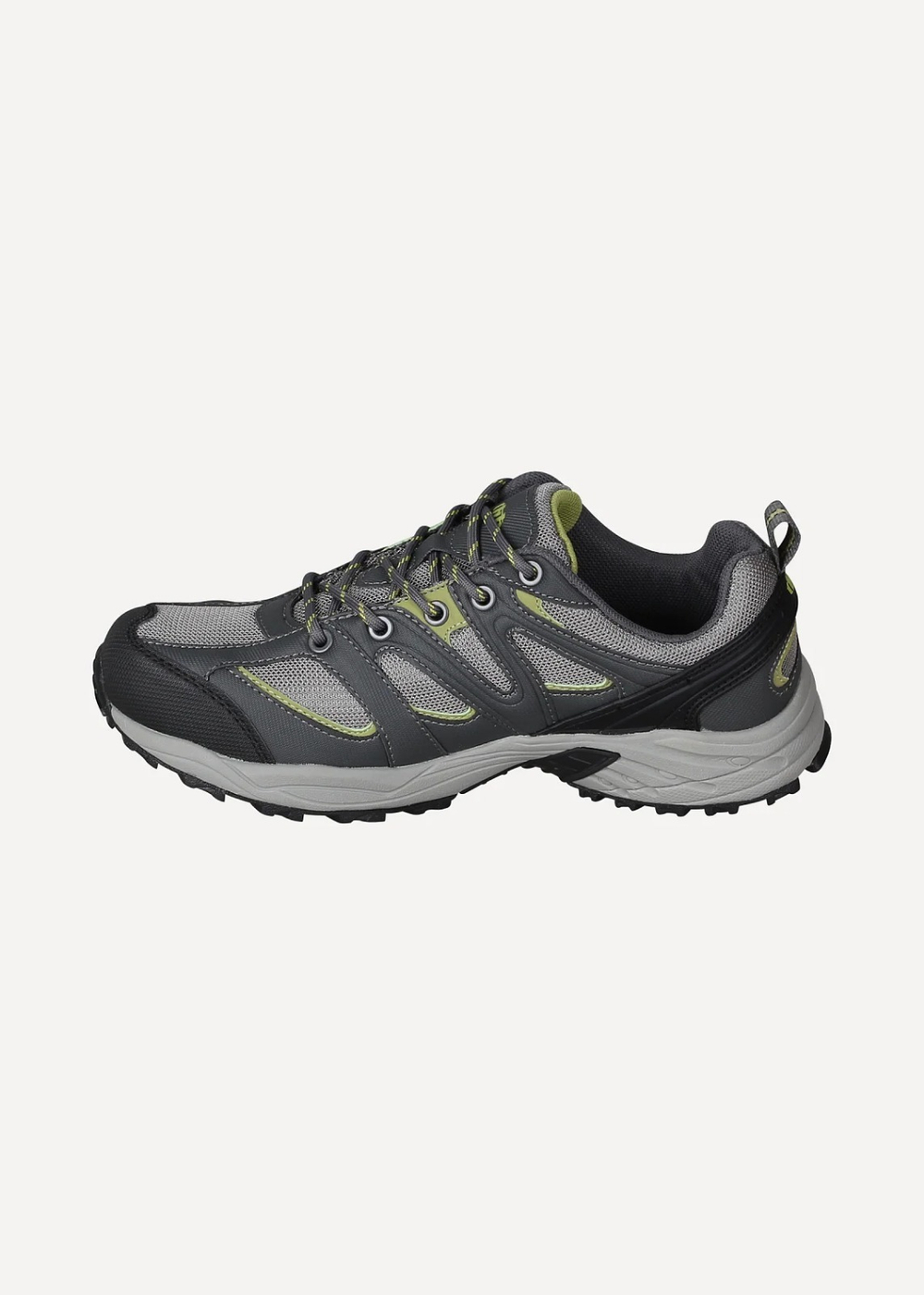Кроссовки треккинговые THB Kraft серые/зеленые