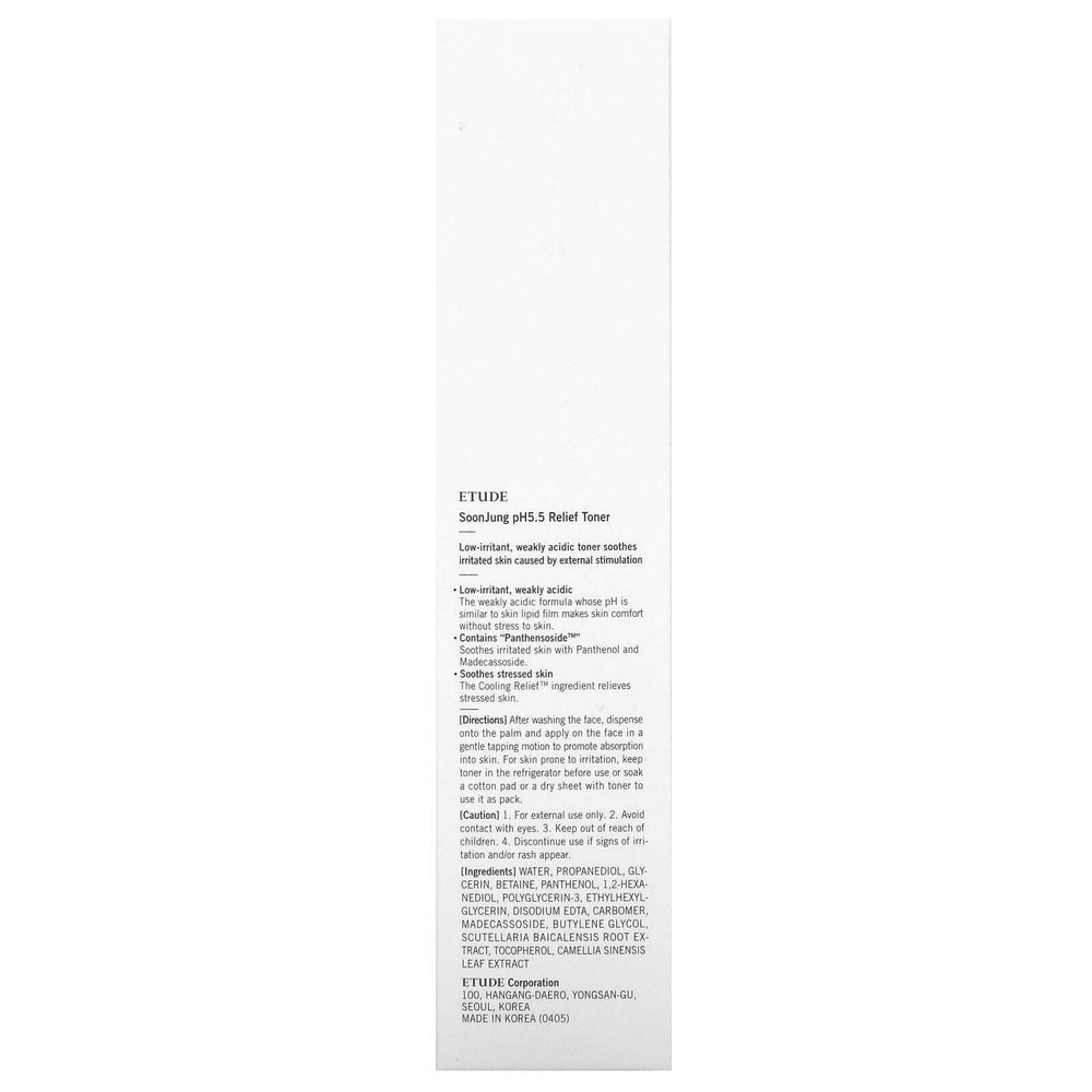 ETUDE, Soon Jung, успокаивающий тоник с pH 5,5, 200 мл (6,76 жидк. унц.)