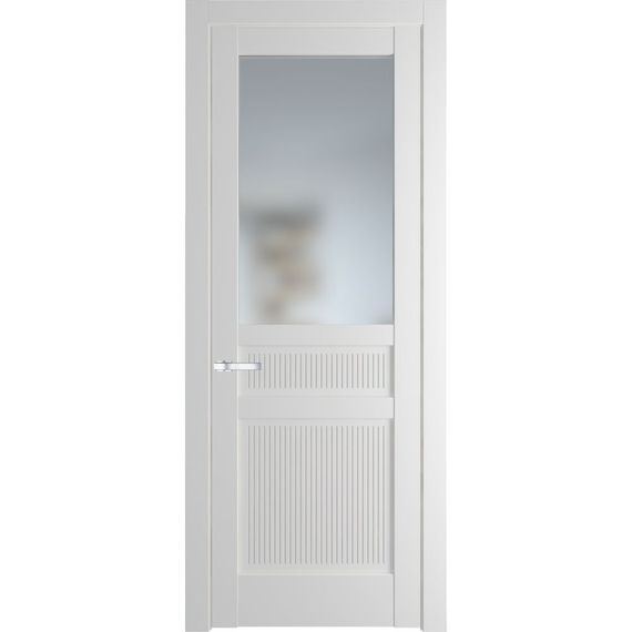 Межкомнатная дверь эмаль Profil Doors 2.3.2PM крем вайт остеклённая