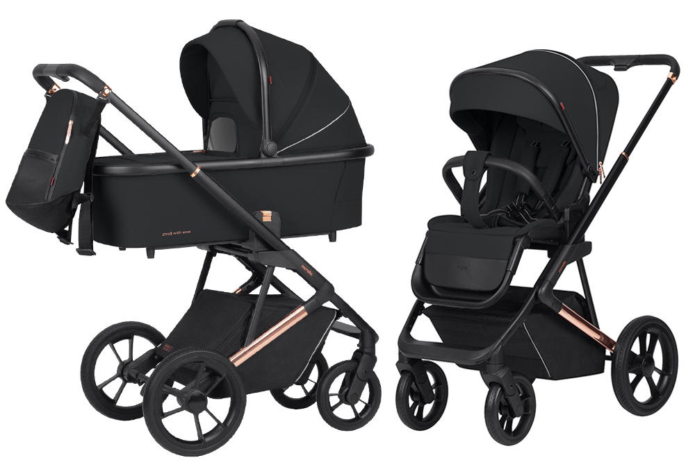 Коляска 2 в 1 Carrello Sigma CRL-6509 Obsidian Black