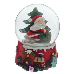 GAEM Фигурка декор в стекл шаре "Дед Мороз/Снеговик", D 6 см, L6 W7 H8,5 см, 2в.