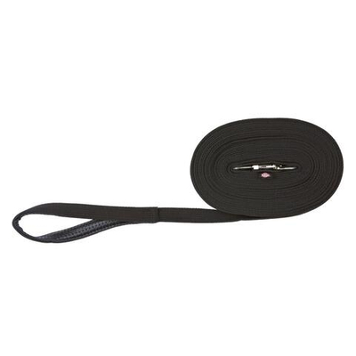 Поводок тросовый Tracking, M-L,  10м/ 20мм, черный, Trixie