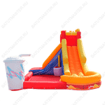 Батут детский на дачу "Вкусный перекус" 4*3*2,65 м