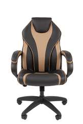 Офисное кресло Chairman 299 Россия экопремиум черный/бежевый