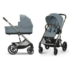 Детская коляска Cybex Balios S Lux TPE 2 в 1 Stormy Blue