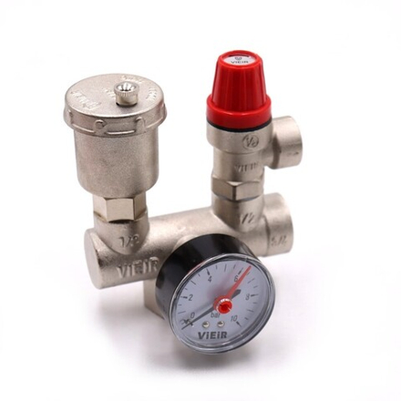 ViEiR Группа безопасности для котла проходная 1" 3 бар (AQ1124)