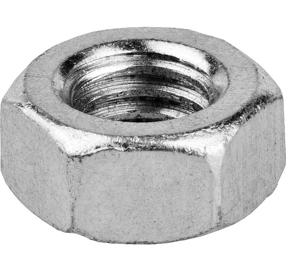 ЗУБР ГОСТ ISO 4032-2014, кл. пр. 6, M14, цинк, 5 кг, шестигранная гайка (303550-14)