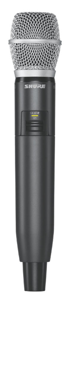 SHURE GLXD2/SM86 Z2 2.4 GHz ручной передатчик для цифровых радиосистем с капсюлем конденсаторного микрофона SM86