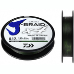 Шнур Daiwa J-Braid X4 135м 0.07мм 2.6кг Dark Green 1шт