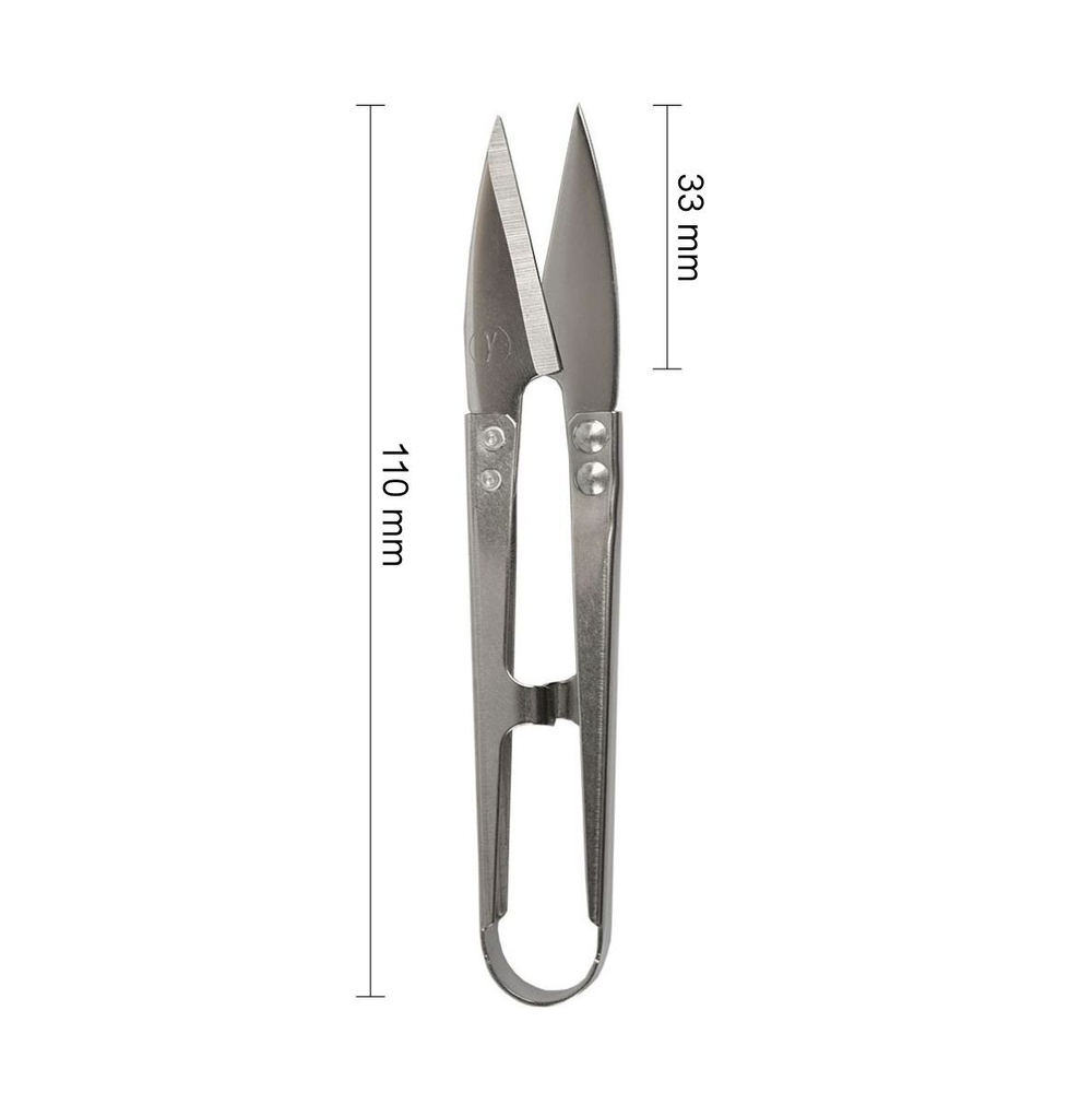 Ножницы "Gamma" CUS-50 для обрезки ниток (снипперы) в блистере 110 мм