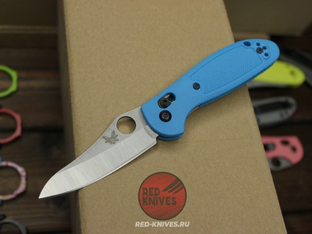 Нож Benchmade 555 Griptilian Mini - небесный нейлон, клинок стоунвош