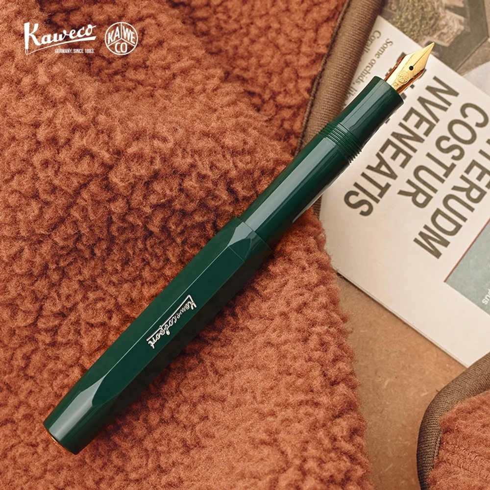 Перьевая ручка Kaweco CLASSIC SPORT Green EF (10000487) 0.5 мм, зеленый корпус