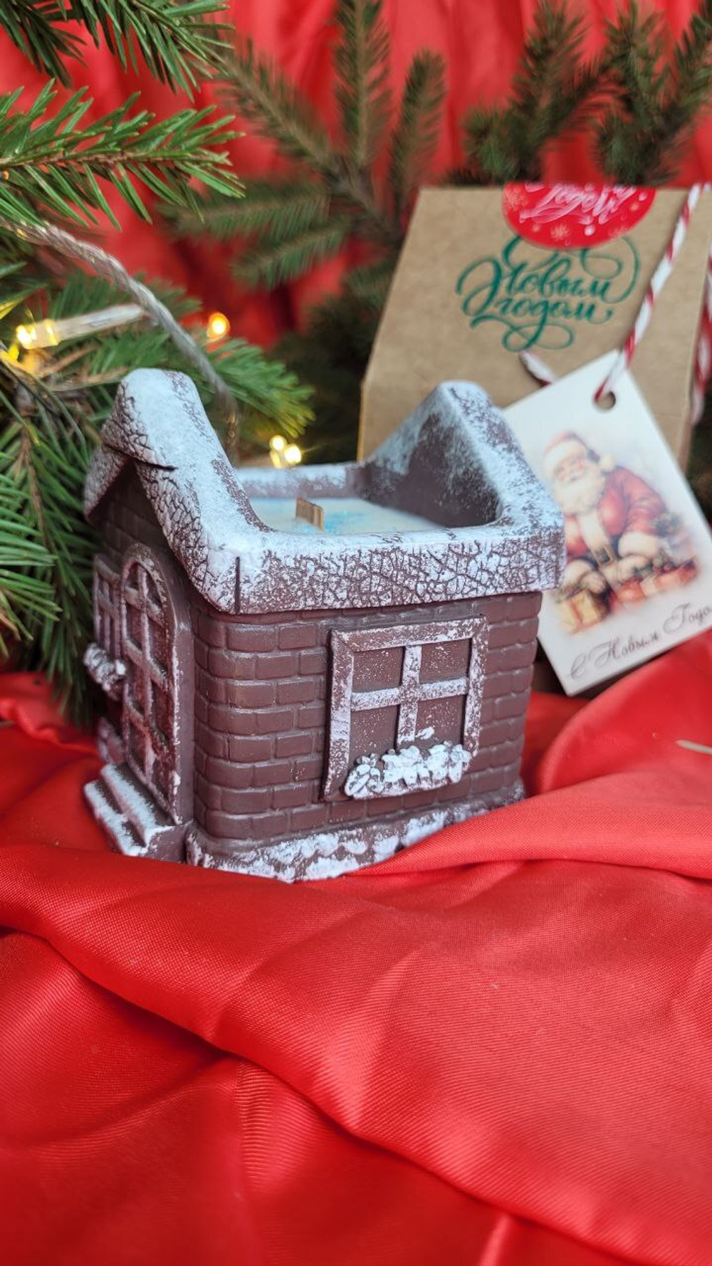 Ароматическая свеча Пряничный домик