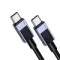 UGREEN L512 Black/Grey USB-C/USB-C 0.5m