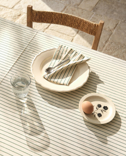 Zara Home скатерть из хлопка, узор в полоску, 160 120 см
