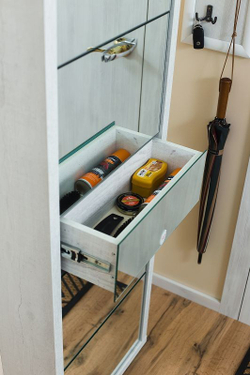 Обувница в прихожую для обуви Айрон Люкс Плюс 5 секций