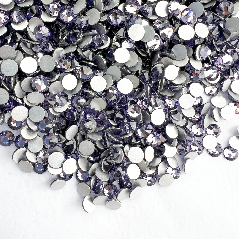 Стразы CR Tanzanite SS16 сиреневые холодной фиксации