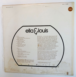 Винтажная виниловая пластинка LP Ella Fitzgerald Louis Armstrong Ella And Louis (Австралия 1981)
