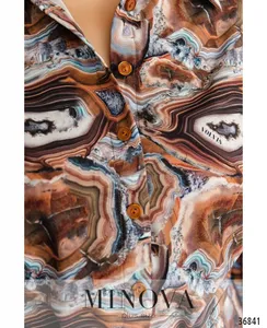 Платье 3133-В-коричневый Minova