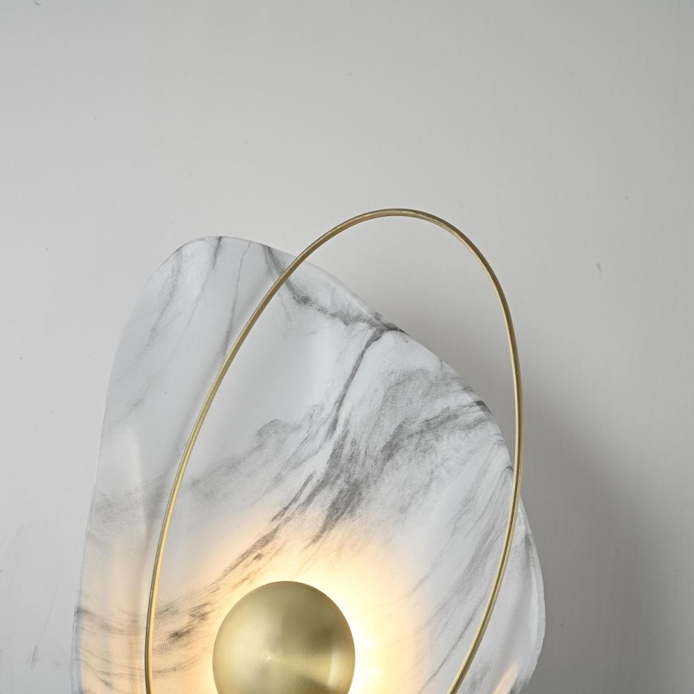 Настенный Светильник Clam Белый Мрамор By Imperiumloft