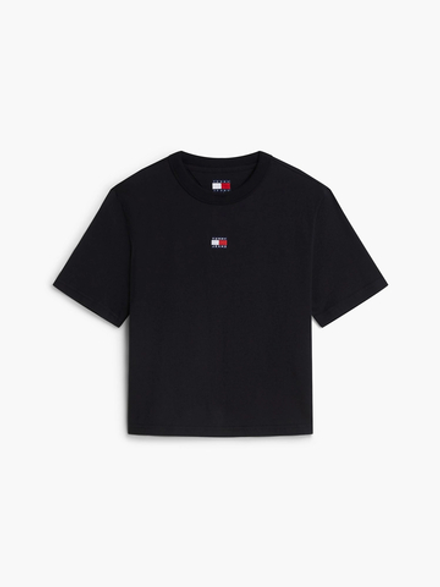 Футболка Tommy Jeans Badge Boxy Black