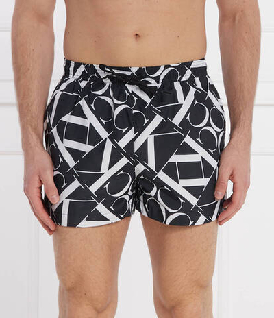 Шорты для плавания Calvin Klein Swimwear - черный(KM0KM00968)