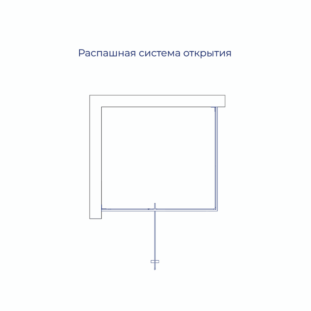 Душевой уголок RGW CL-046B (Матовое-Сатинат, 1000x800)