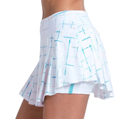 Теннисная юбка Lucky in Love Sun Beat - white