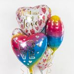 Шар (18"/46 см) Сердце, Ты - моя любовь