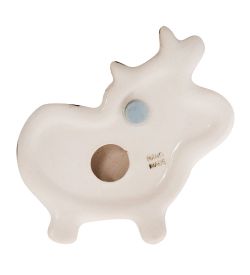 ГЛ- 664 Магнит «Корова» цв. (Гжельский фарфор)