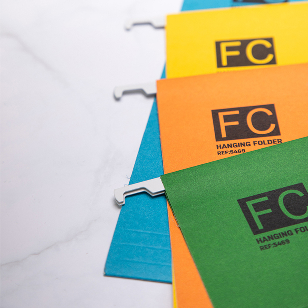 Папка подвесная Deli, А4+, ассорти