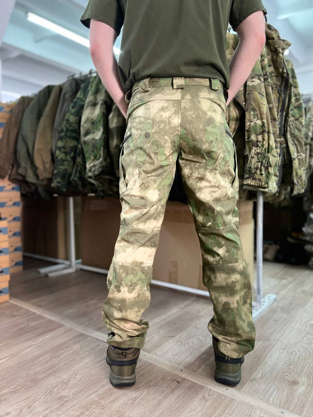 Брюки Страйкер / мох рипстоп