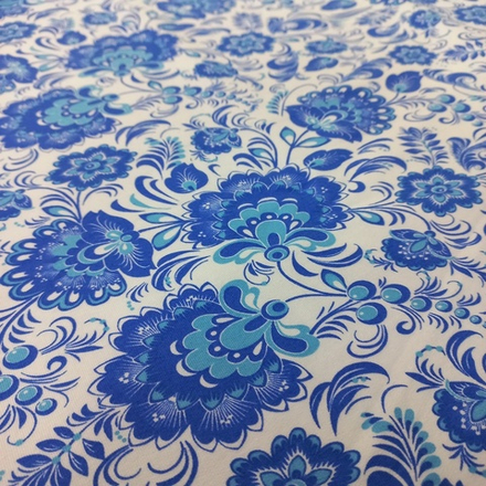 Футер 2х нитка петля Гжель