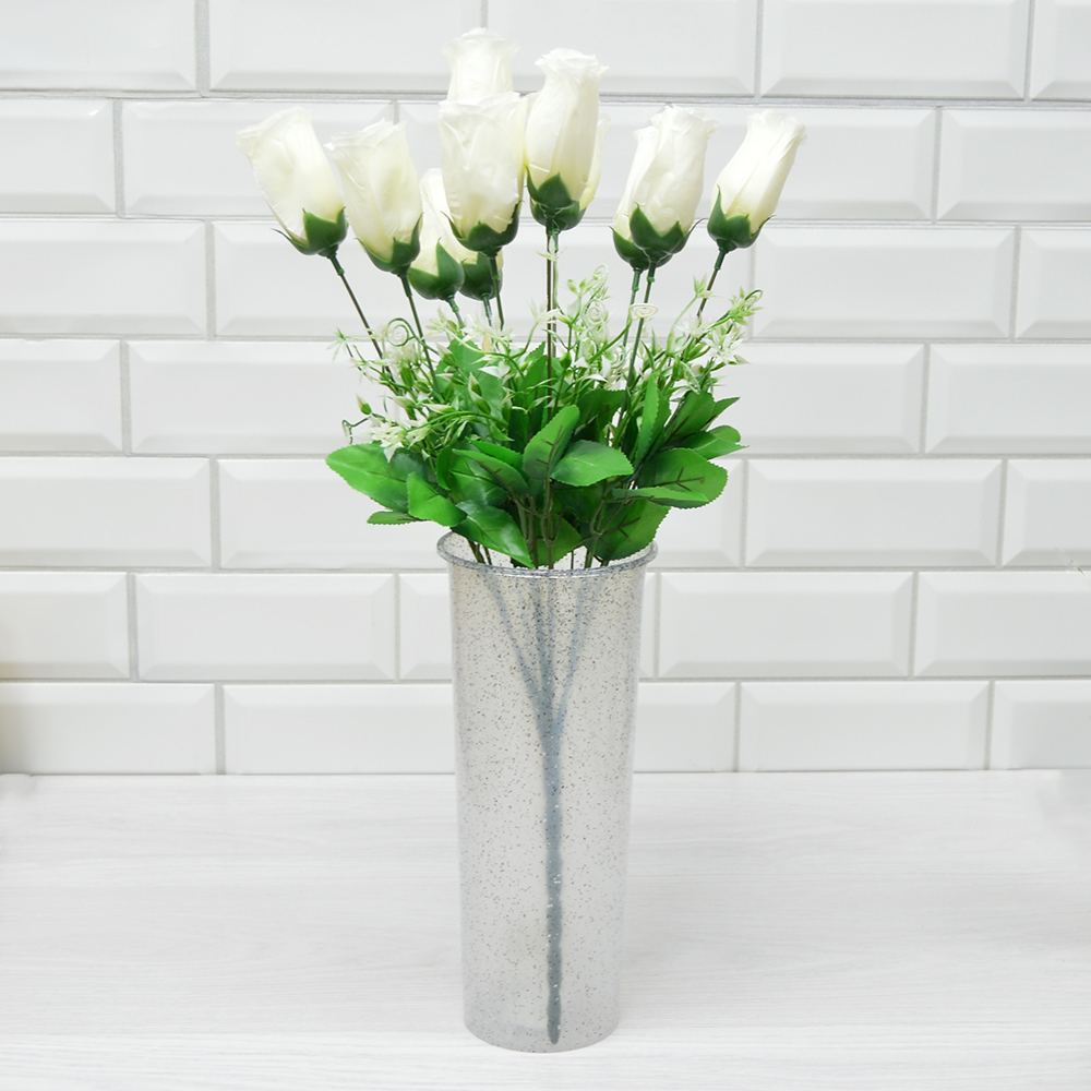 Ваза для цветов D110мм (гранит светло-серый)