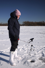 Штатив-тренога Практик с держателем, серебристый, 65 см