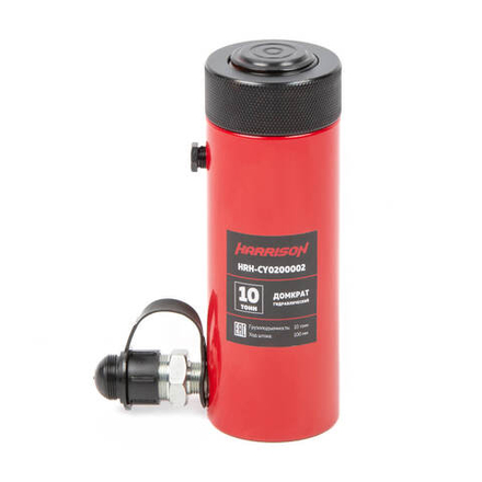 HRH-CY0200002 Домкрат гидравлический, однополостной, с фиксирующей гайкой 10 т, ход 100 мм