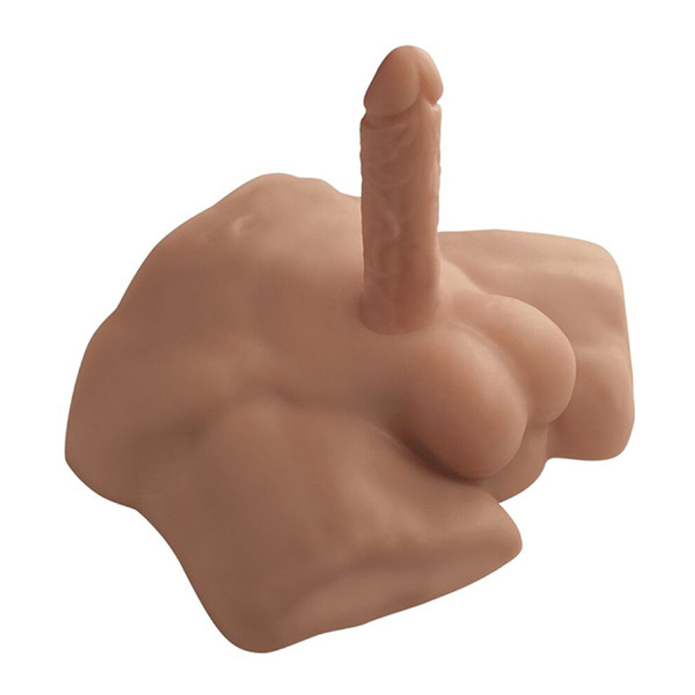 Торс с фаллоимитатором SilexD Apollo S Ultra Realistic Half Torso with Dildo 7" Included