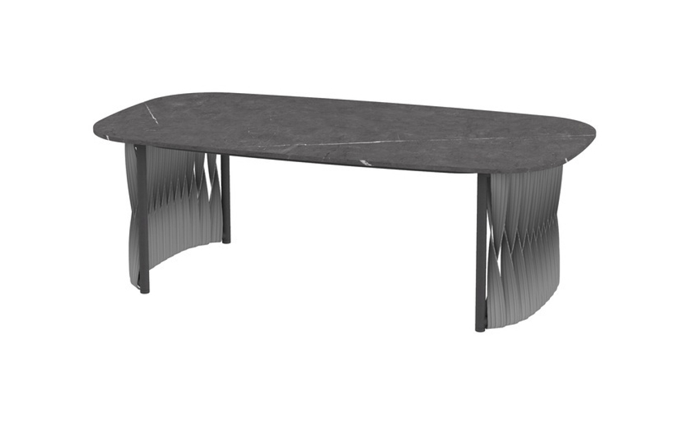 "Флоренция" лаунж-зона из искусственного ротанга, цвет графит