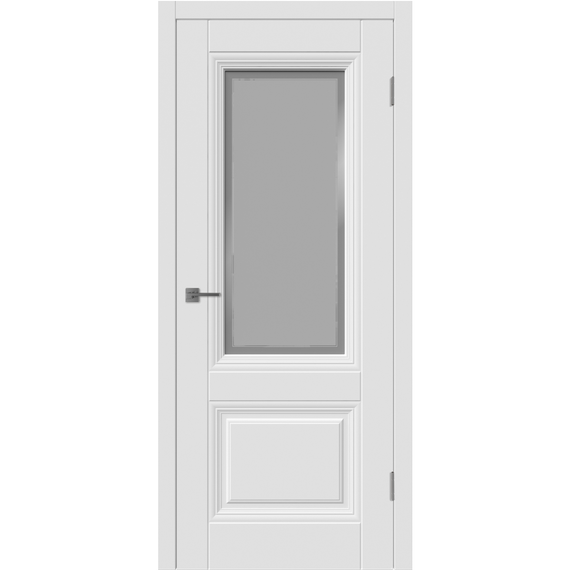 Фото межкомнатной двери эмаль VFD Barcelona 2 Polar белая остеклённая