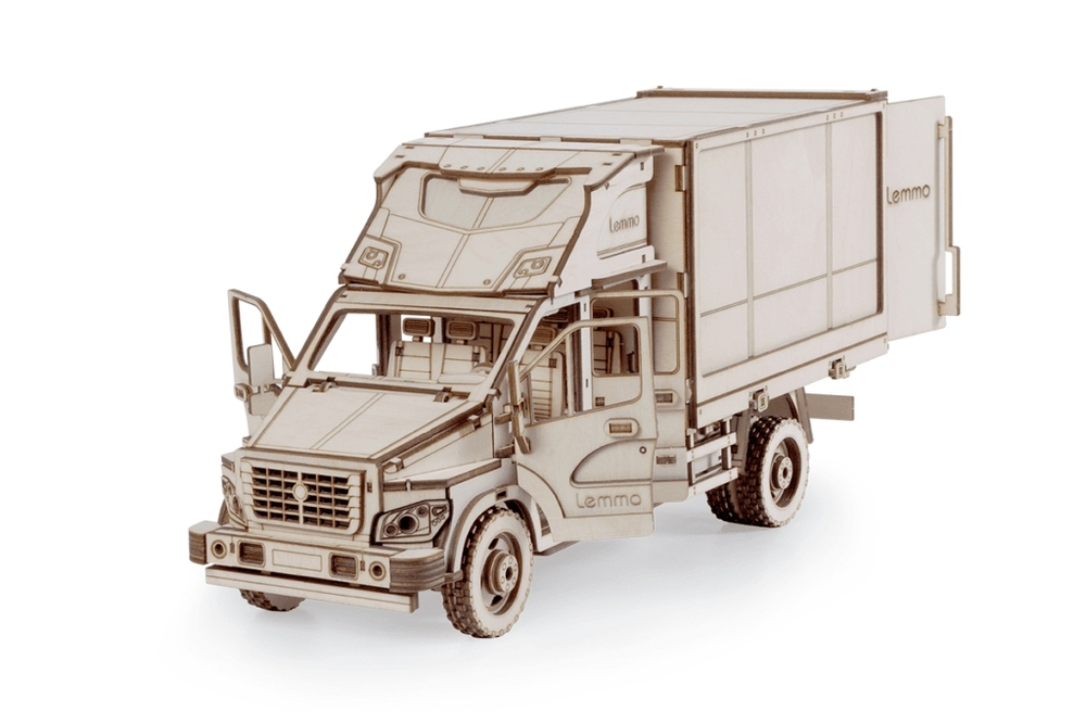 Фургон "Лито" Lemmo - деревянный конструктор, сборная модель, 3D пазл