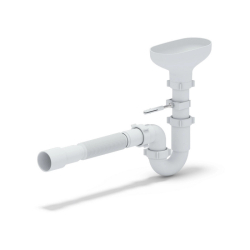 Сифон 1 1/2*40 прямоточ. с гофрой 40*40/50 DR0115 с разрывом струи АНИ пласт