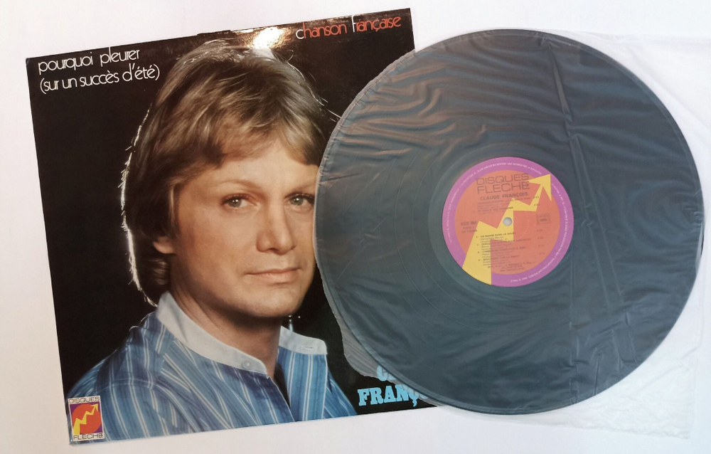 Винтажная виниловая пластинка LP Claude Francois Pourquoi Pleurer (France 1975)